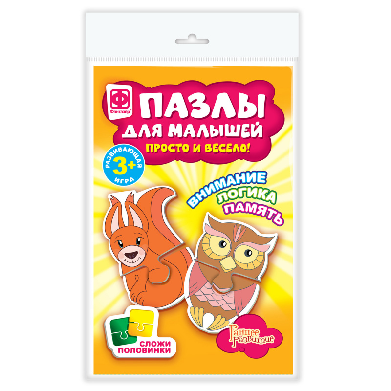 349022 Пазлы с неоном Медвежонок