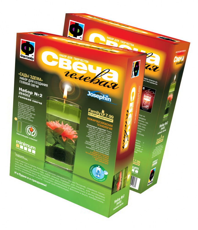 294002 Свеча гелевая "Сады Эдема"
