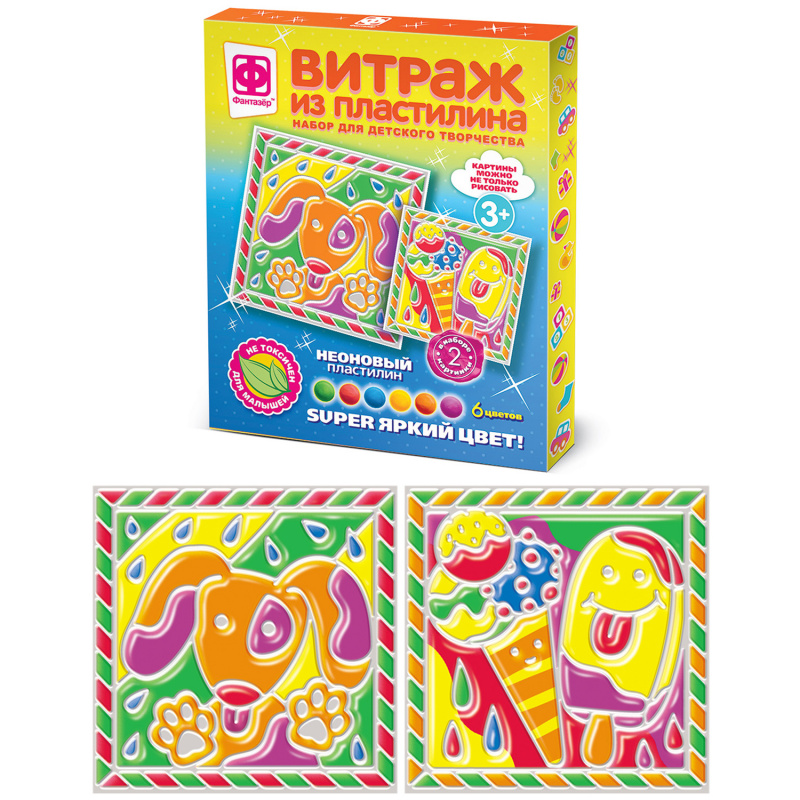 747122 Витраж из пластилина Набор №6