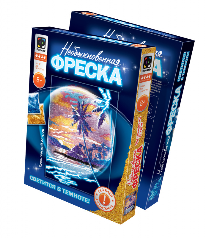 430051 Необыкновенная фреска Тропический остров